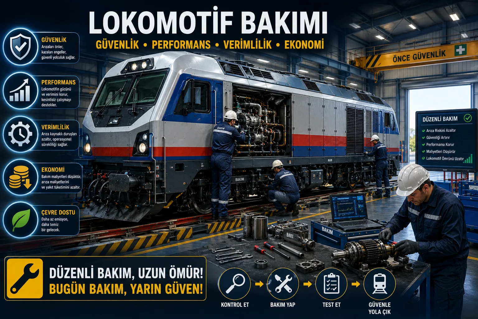 Lokomotif bakımı